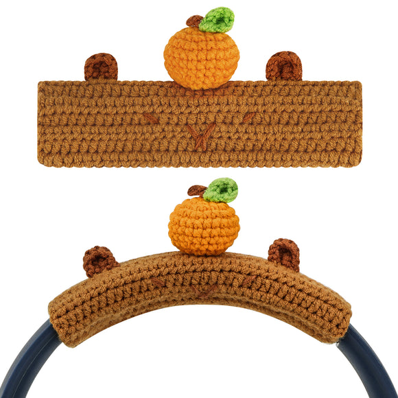 Geekria Knit Fabric Headband Cover Compatible with Bose QC45, QC35 II, Sony WH-1000XM4, Beats Solo4, Studio3, JBL Tune 720BT Headphones, Easy DIY Installation (Brown)