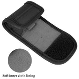 Geekria Earbuds Pouch with Belt Loop Compatible with JBL Vibe Buds 2, Tour Pro 3, TUNE BEAM, TOUR PRO 2 Earbud Case Belt Holster, Protective Case Cover with Clip Holder for Bag Strap (Black)
