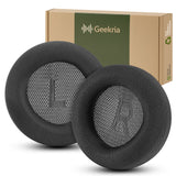 Geekria Comfort Mesh Fabric Replacement Ear Pads Compatible with Corsair Virtuoso MAX/ Virtuoso PRO Wireless Headphones Ear Cushions, Repair Parts (Titanium)