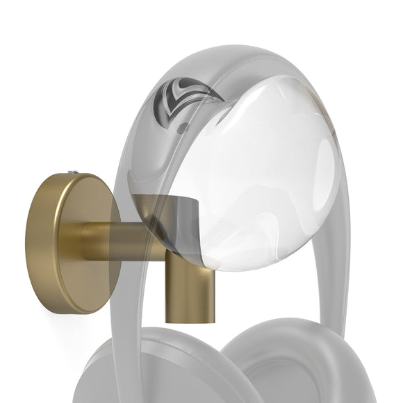 Geekria Acrylic Sphere Headphone Stand, Headphone Wall Mount Headset Holder, Headset Headphone Hook Holder Compatible with Bose, Sony, Sennheiser, ATH, AKG, JBL, Beats and Most Headphones