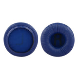 Geekria QuickFit Leatherette Replacement Ear Pads for JBL JR300, JR300BT, T450BT, T500BT, Tune 500, Tune 500BT, Tune 510BT Headphones Ear Cushions, Headset Earpads (Blue)