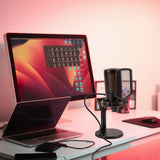 Geekria for Creators Type C to USB A Microphone Cable 6.6 ft / 2 M, Compatible with FIFINE AmpliGame A6, HyperX QuadCast S, SoloCast, Logitech G Yeti GX, TONOR TC30 Mic Cord (Black)
