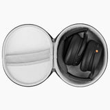 Geekria Shield Headphones Case Compatible with Skullcandy Crusher EVO/ANC 2/360, Hesh 3 and More, Replacement Hard Shell Travel Carrying Bag with Cable Storage (Deep Red)