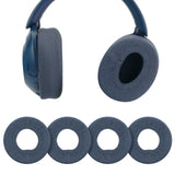 Geekria 2 Pairs Knit Headphones Ear Covers - Product Safety Certified - Washable & Stretchable Sanitary Earcup Protectors for Over-Ear Headsets, Sweat Pads for Gym, Gaming (Size M / Blue)