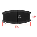 Geekria Flex Fabric Headband Cover Compatible with Bose QuietComfort 2, QuietComfort 15, QC2, QC15 Headphones, Head Cushion Pad Protector, Replacement Repair Part, Easy DIY Installation (Black)