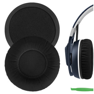Geekria Comfort Velour Replacement Ear Pads for Sennheiser Urbanite On-Ear Headphones Ear Cushions, Headset Earpads, Ear Cups Cover Repair Parts (Black)