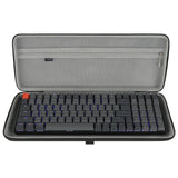 Geekria 90%-96% Keyboard Case, Hard Shell Travel Carrying Bag for 100keys Computer Mechanical Gaming Wireless Portable Keyboard, Compatible with Keychron K4, RK ROYAL KLUDGE RK96 90%, RK100