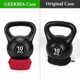 Geekria Shield Headphones Case Compatible with Beats Solo HD/4/3/2/ Pro Wireless, Replacement Hard Shell Travel Carrying Bag with Cable Storage (Red)