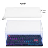 Geekria 75% 84-Key Knob Keyboard Dust Cover, Acrylic Keypads Cover, Compatible with Keychron Q1 HE / Max / Pro / V1 / V1 Max / AULA F75 Pro, F75 (Frosted)