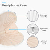 Geekria NOVA Headphones Case Compatible with JBL Tune 510BT/520BT, AKG Y50BT, Y500, Replacement Extra Hard Shell Travel Carrying Bag (SeaShell white)