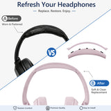 Geekria Replacement Headband Compatible with Sony WH-CH720N Headphones, Headband Cushion Cover Repair Parts with Screwdriver (Pink)