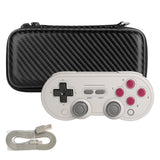 Geekria Game Controller Case Compatible with 8Bitdo SN30 Pro, SN30, SF30 Pro Controller Hard Shell Storage Travel Case