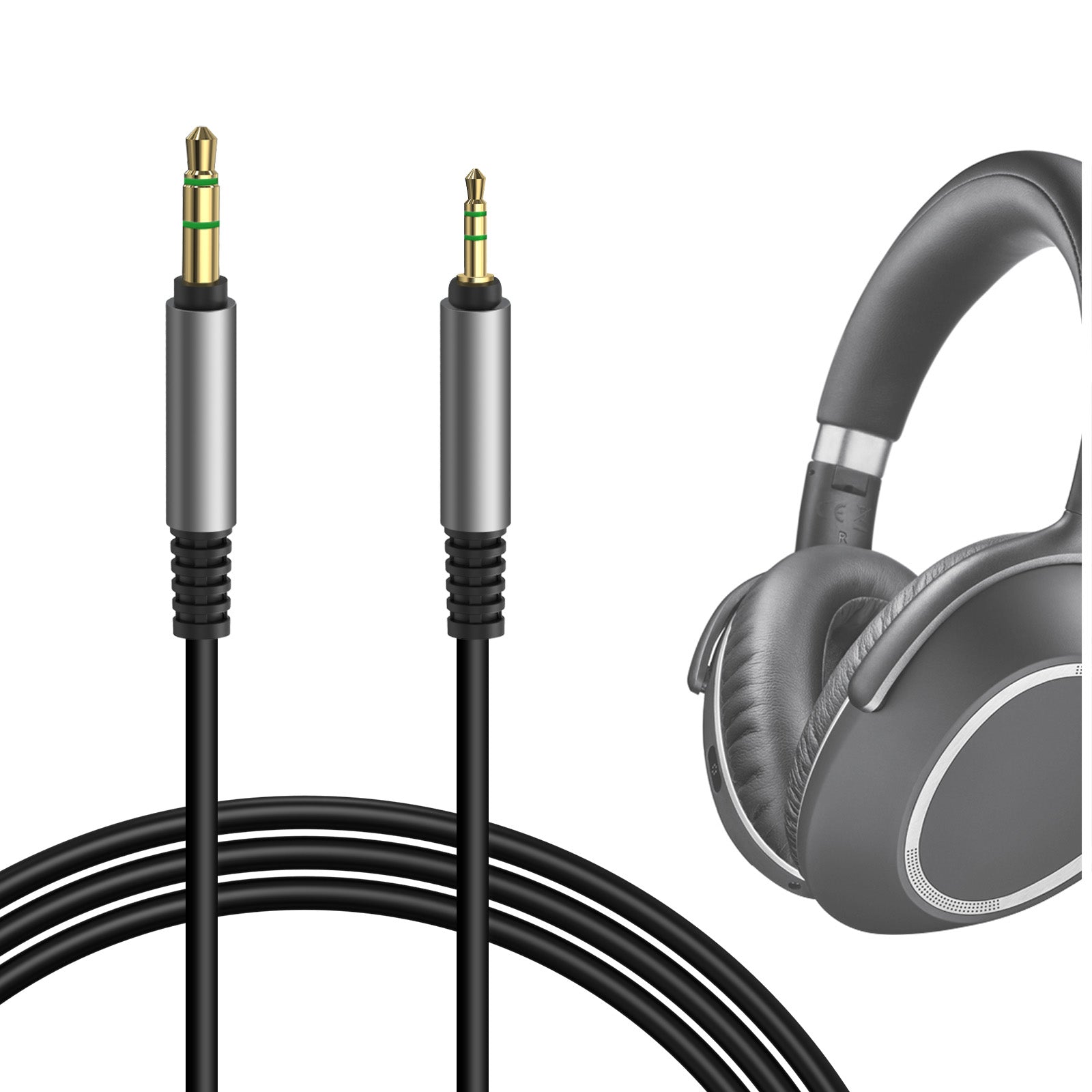 Câble Audio De Rechange 2m Pour Casques Sennheiser Momentum - Avec Adaptateur 6,35mm - 6