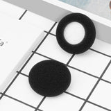 Geekria Comfort Foam Replacement Ear Pads for TELEX AIRMAN 750, 760, Vxi BlueParrott B250-XTS, B250XTS Headphones Ear Cushions, Repair Parts (Black)