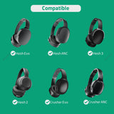 Geekria Audio Cable with Mic Compatible with Skullcandy Hesh Evo/ANC/3, Crusher Wireless, Venue, Riff 2, 3.5mm Aux Replacement Stereo Cord with Inline Microphone (4 ft / 1.2 m)