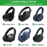 Geekria Shield Headphones Case for Foldable Headphones, Replacement Hard Shell Travel Carrying Bag with Cable Storage (Dark Grey)