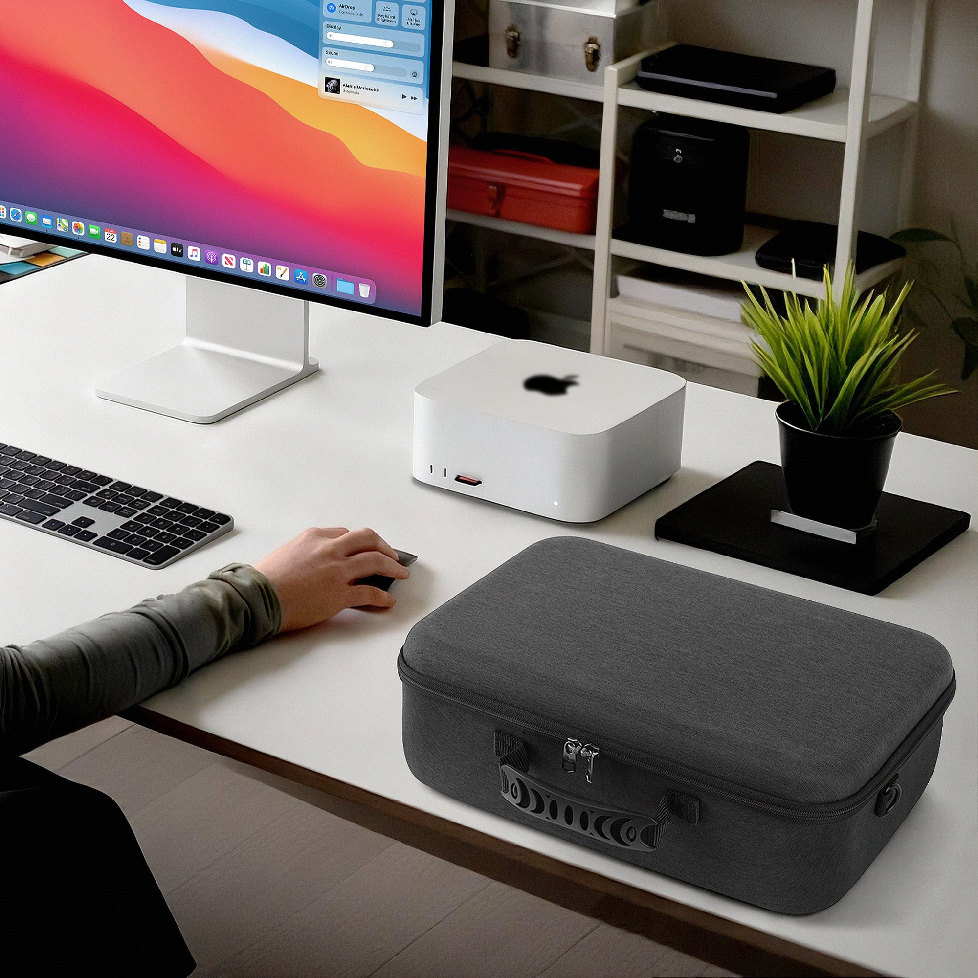 Geekria Hard Shell Case Compatible with Apple Mac Studio M1/M2/M3/M4 M