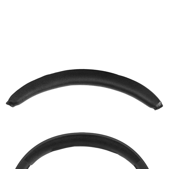 Geekria Protein Leather Headband Pad Compatible with Microsoft Modern Wireless, Modern USB Wired, Modern USB-C Wired, Headphones Replacement Band, Headset Head Cushion Cover Repair Part (Black)