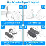 Geekria Silicone Case Cover Compatible with Soundcore by Anker Liberty 4 NC True Wireless Earbuds, Protective Earphones Skin Cover with Keychain Hook, Charging Port Accessible (White)
