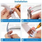 Geekria Plastic Headband Pad Compatible with Beats Solo 4 Headphones, Replacement Band Repair Part (Blue)