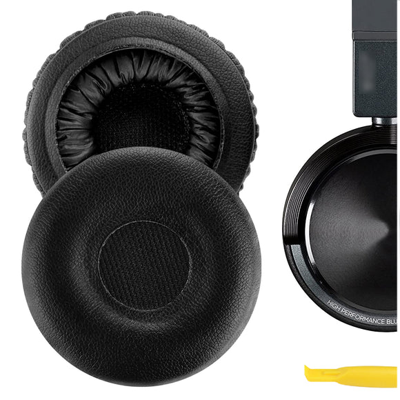 Geekria QuickFit Replacement Ear Pads for AKG Y40 Y45 Y45BT Headphones Ear Cushions, Headset Earpads, Ear Cups Cover Repair Parts (Black)