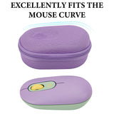 Geekria Mouse Carrying Case, Hard Shell Protective Travel Bag Wireless Mouse Storage Bag, Compatible with Logitech POP Mouse (Daydream Min)