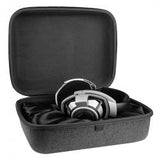 Geekria Shield Case for Large-Sized Over-Ear Headphones, Replacement Protective Hard Shell Travel Carrying Bag with Cable Storage, Compatible with Sennheiser HD820 (Drak Grey)