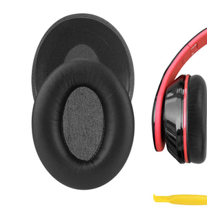 Geekria QuickFit Replacement Ear Pads for Mpow 059 Headphones Ear Cushions, Headset Earpads, Ear Cups Cover Repair Parts (Black)