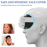 Geekria Silicone Face Cover Compatible with Meta Quest 3, Sweatproof VR Mask & Cushion Pad Replacement, Washable, Lightproof, Anti-Leakage (Black)