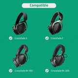 Geekria Audio Cable Compatible with V-MODA Crossfade 3/2/LP2, M-100, M-80, V-80 Headphones, 1/8" (3.5mm) to 3.5mm Braided Nylon Replacement Stereo Cord (4 ft / 1.2 m)