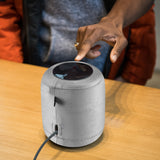 Geekria Lycra Speaker Cover for Apple HomePod 2/1 Smart Speaker Cover, Dust Cover, Replacement Bluetooth Speaker Cover (Grey)