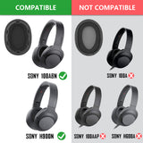 Geekria QuickFit Replacement Ear Pads for Sony MDR-100ABN WH-H900N Headphones Ear Cushions, Headset Earpads, Ear Cups Cover Repair Parts (Gold)