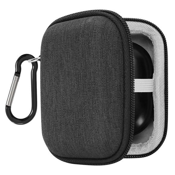 Geekria Shield Earbuds Case Compatible with Skullcandy DIME EVO, Sesh ANC Active, Jib True 2, Indy, Grind Fuel Dime 3 True Wireless Earbud, Replacement Hard Shell Travel Carrying Bag (Grey)