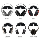 Geekria Velour Headband Cover Compatible with AKG K701, SONY MDR-7506, AUNE AR5000, HIFIMAN Arya, Lightspeed Zulu 3 and Lightspeed Sierra Headphones, Easy DIY Installation ( Black )