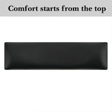 Geekria Protein Leather Headband Pad for SONY MDR-100AAP Headphones (Not Compatible with SONY MDR-100ABN), Replacement Band Repair Part (Black)