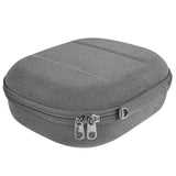 Geekria Shield Headphones Case Compatible with Bose QC Ultra, QC 45, QC 35 II, QC 35, QC 25, QC 2, QC SE Case, Replacement Hard Shell Travel Carrying Bag with Cable Storage (Microfiber Grey)