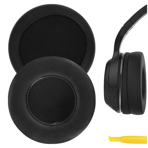 Geekria QuickFit Replacement Ear Pads for Skullcandy Hesh, Hesh 2 Bluetooth Wireless Headphones Ear Cushions, Headset Earpads, Ear Cups Cover Repair Parts (Black)