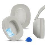 Geekria Sport Cooling-Gel Replacement Ear Pads for Sony WH-1000XM6 Headphones Ear Cushions, Repair Parts (Platinum Silver)
