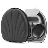 Geekria PRO Hard Shell Headphones Case for Apple AirPods Max 2 & AirPods Max, ABS Shell with Soft Lining, Charging-Ready (Power Bank Not Included) (Black)
