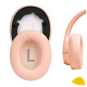 Geekria QuickFit Replacement Ear Pads for JBL Tune 700BT, Tune 750BTNC, Tune 710BT, Tune 720BT, Tune 760NC, Tune 770NC Wireless Headphones Ear Cushions, Ear Cups Cover Repair Parts (Blush Pink)