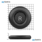 Geekria Replacement Ear Pads for AKG K550/ K551/ K553 MKII Headphones Ear Cushions, Repair Parts (Black)