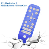 Geekria Remote Control Cover Compatible with Sony PlayStation 5, Silicone Skin Sleeve, Shock-Absorption Washable, Full Body Protective Case (Dark Blue)