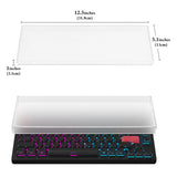 Geekria 75% Knob Keyboard Dust Cover, Clear Acrylic Keypads Cover for 84 Keys Computer Keyboard