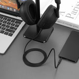 Geekria Audio Cloth Braided Cable Compatible with Sony WH-1000XM6/1000XM5/1000XM4, WH-CH720N, MDR-1000X Headphones, 3.5mm Replacement Stereo Cord (4 ft / 1.2 m)