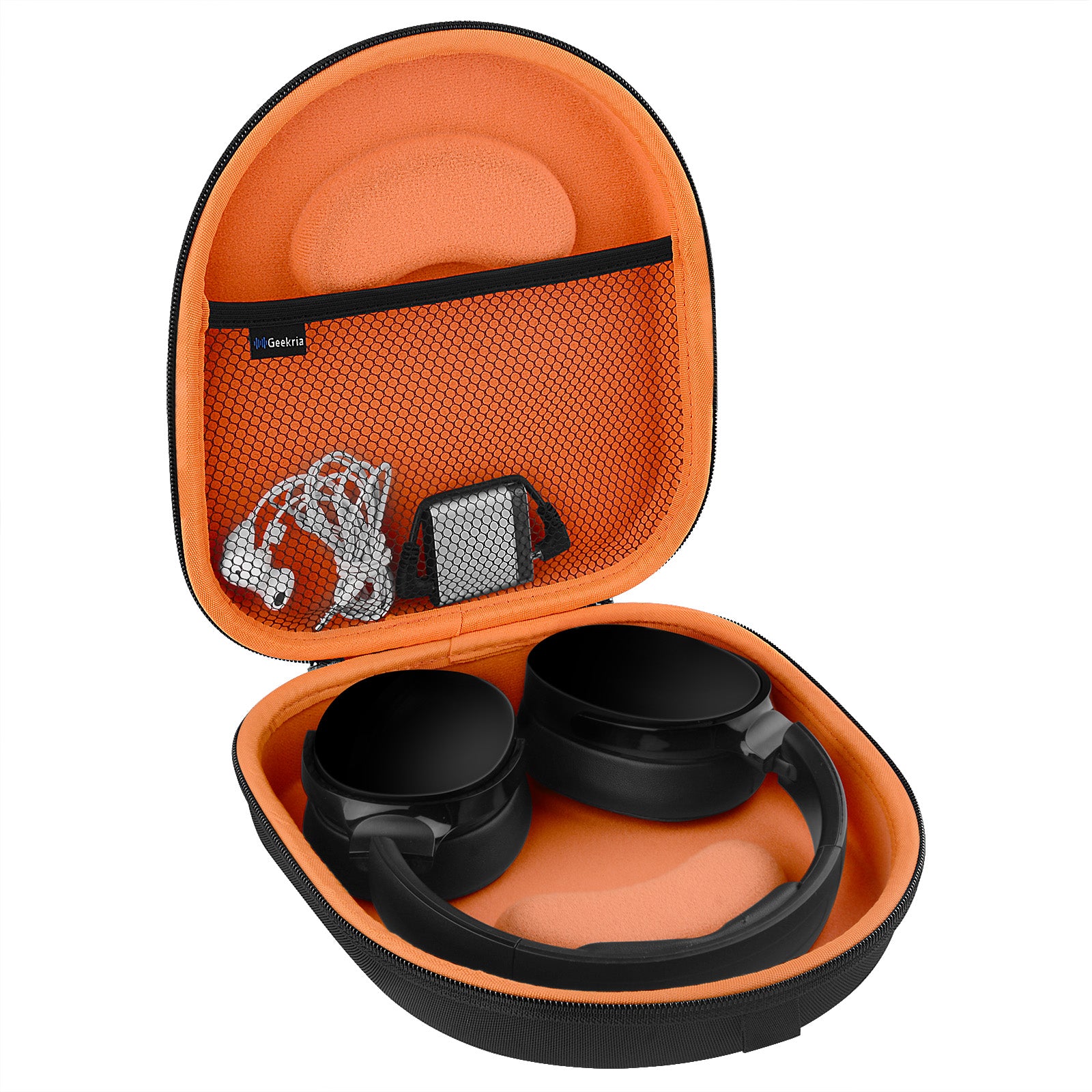 Geekria PRO Hoofdtelefoon Case Compatibel met Skullcandy Crusher EVO, Crusher ANC, Hesh 3, Riff 2, Riff Case, Vervanging Extra Hard Shell Travel Draagtas met Kabel Opslag (zwart Geekria PRO Hoofdtelefoon Case Compatibel met Skullcandy Crusher EVO, Crusher ANC, Hesh 3, Riff 2, Riff Case, Vervanging Extra Hard Shell Travel Draagtas met Kabel Opslag (zwart