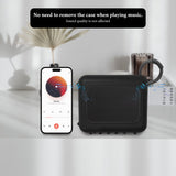 Geekria Silicone Speaker Case Cover Compatible with JBL GO 4 Case, Protective Soft Skin, Replacement Portable Speakers Travel Carrying Sleeve with Keychain Hook (Black)