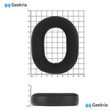 Geekria Sport Cooling-Gel Replacement Ear Pads for Razer BlackShark V3 Wireless/ V3X (Do Not Fit V3 Pro) Headphones Ear Cushions, Repair Parts (Black)