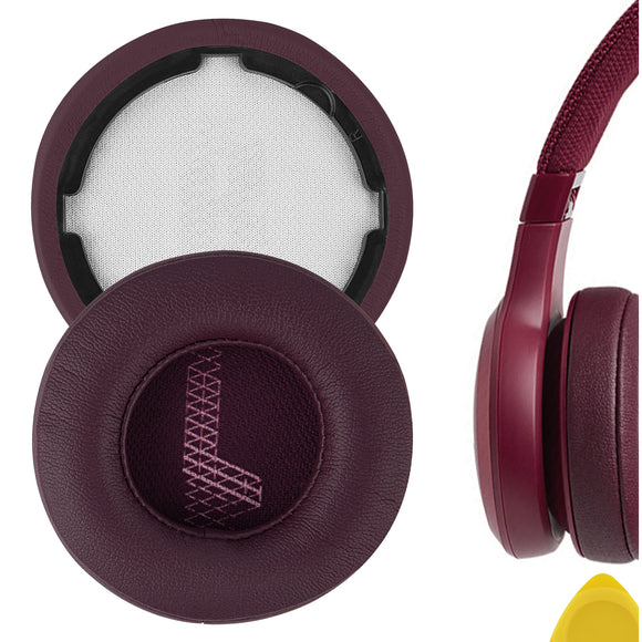 burton red snowboard helmet audex audio earpads kit Geekria QuickFit Replacement Ear Pads for JBL Live 400bt Headphones Ear Cushions, Headset Earpads, Ear Cups Cover Repair Parts (Red)