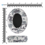 Geekria QuickFit Extra Thick Replacement Ear Pads for Turtle Beach Stealth 400 500X 700X 420X Ear Force XO SEVEN XP500 PX5 PX4 X42 Headphones Ear Cushions, Ear Cups Cover Repair Parts (Camo)
