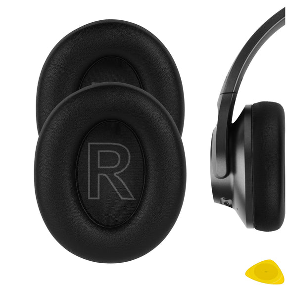 Geekria QuickFit Replacement Ear Pads Compatible with Anker Soundcore Life 2 (Not fit Life 2 Neo), Life Q20, Q20+, Q20I, Q20BT Headphones, Repair Parts (Black)